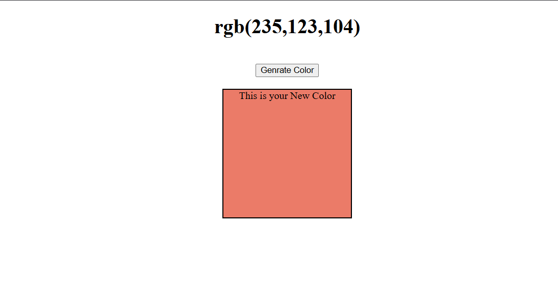 Random Color Generator